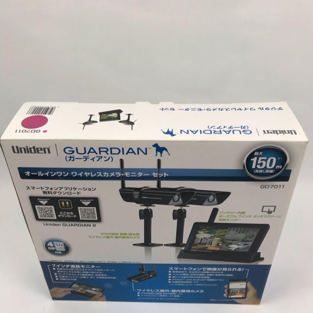 新品未開封】ユニデン デジタル ワイヤレスカメラ・モニターセット GD7011
