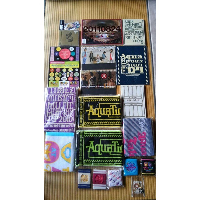 Aqua Timez 初期限定ｸﾞｯｽﾞ27点新品｡/武道館/Tｼｬﾂ/ﾀｵﾙの通販 by