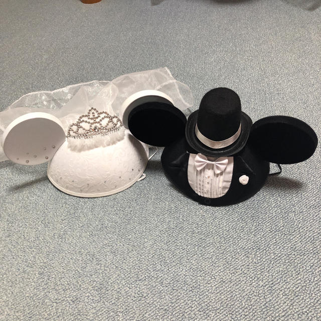 Disney - ミッキー ミニー ウエディング イヤーハット ディズニー