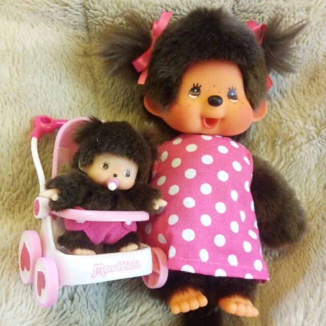 にこにこ様専用 新品 モンチッチ 親子 ベビーカーの通販 by 栗の助の