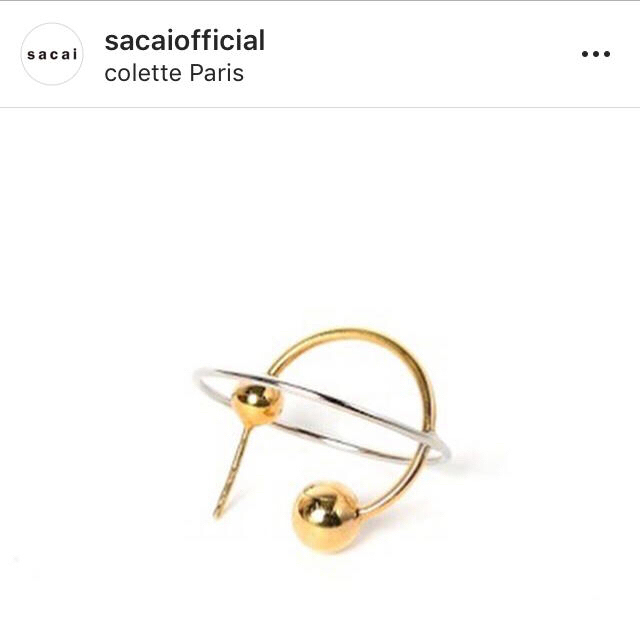 sacai - クロス付:レアsacai×Charlotte Chesnaisシャルロットシェネの