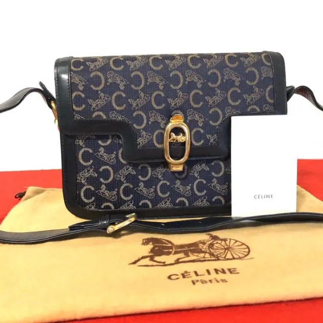 CELINE - 希少‼︎ 美品 ヴィンテージ セリーヌ 馬車 金具 ショルダー