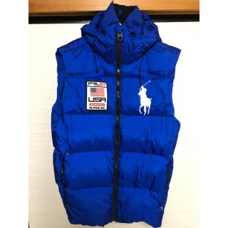 POLO RALPH LAUREN（ダウンベスト ・ ブルー・ネイビー/青色系）の