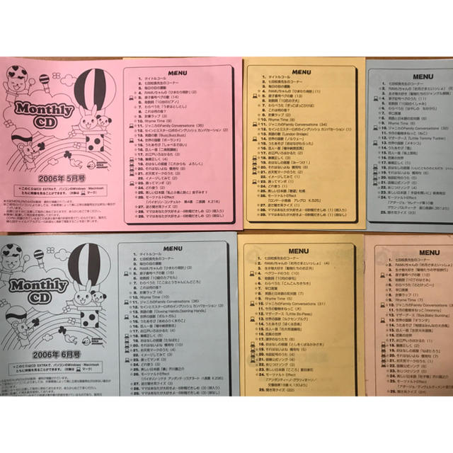 右脳トレーニング 七田チャイルドアカデミー マンスリーCD 1年分