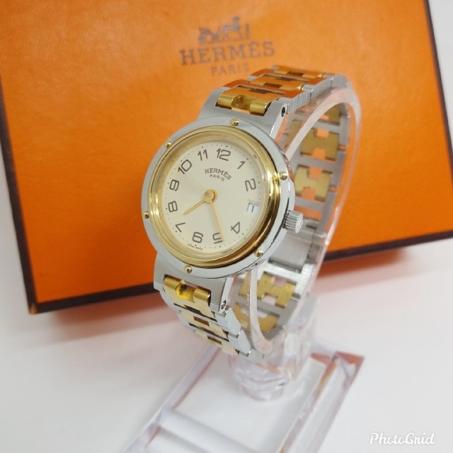 HERMES エルメス クリッパー レディースモデル 腕時計 美品HERMES