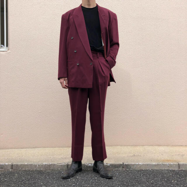 JOHN LAWRENCE SULLIVAN - 80ssヴィンテージセットアップスーツ ワイン