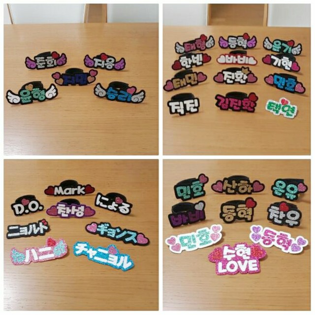 ネームプレート制作(ブローチ、ペンラ用制作可能)/2コ以上ご購入―100円