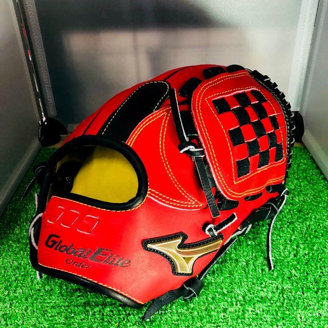 Global Elite グローブ 赤/白/青軟式用 Global Elite グローブ 赤/白