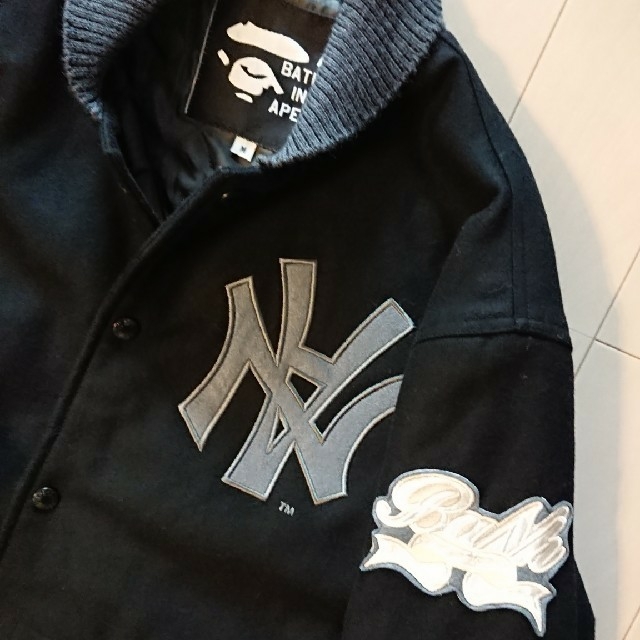 A BATHING APE - 美品APE×NEIGHBORHOOD コラボ スタジャン