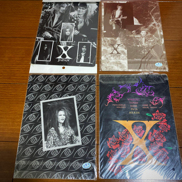 X JAPAN 下敷き 4枚の通販 by Haru's shop｜ラクマ