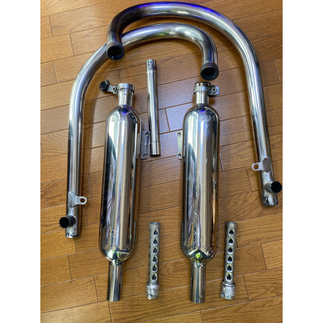 カワサキ - W650/W400 BEET NASSERT TRAD ステンレスマフラーの通販 by