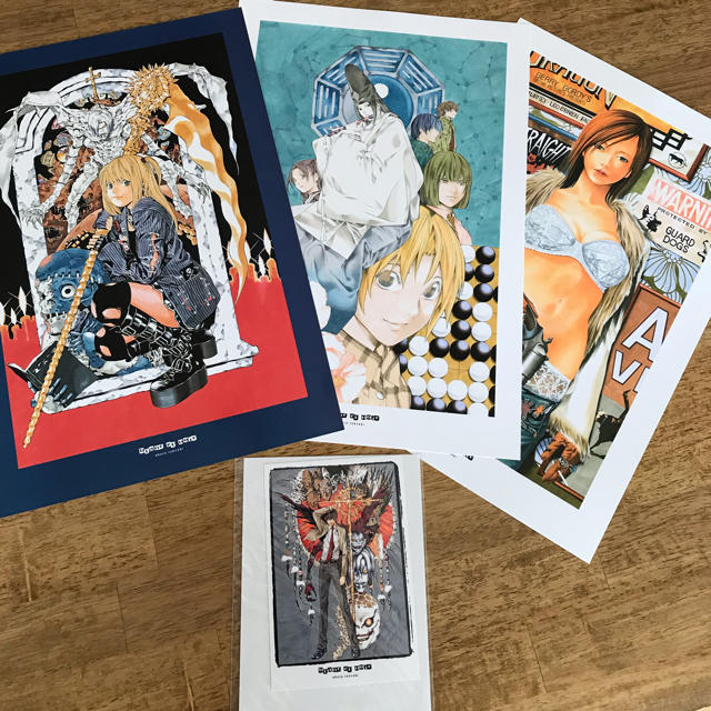 小畑健画集 blanc et noir リバーシブル表紙 ポストカードの通販 by