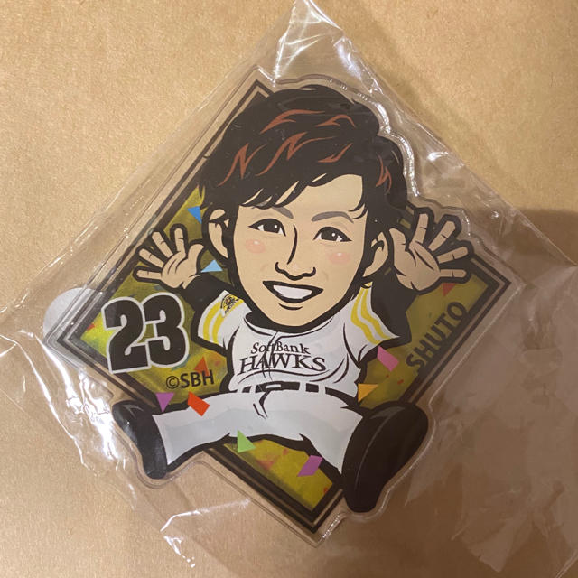福岡ソフトバンクホークス - 周東右京 缶バッチ 若鷹ガチャの通販 by