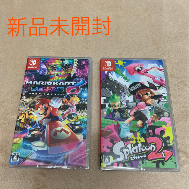 Switch ソフト スプラトゥーン2 スプラトゥーン3 マリオカート8DX
