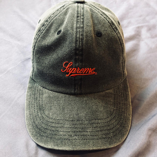 Supreme Script Logo 6 Panel SS24 Orange Plaid - SS24 - GB Supreme