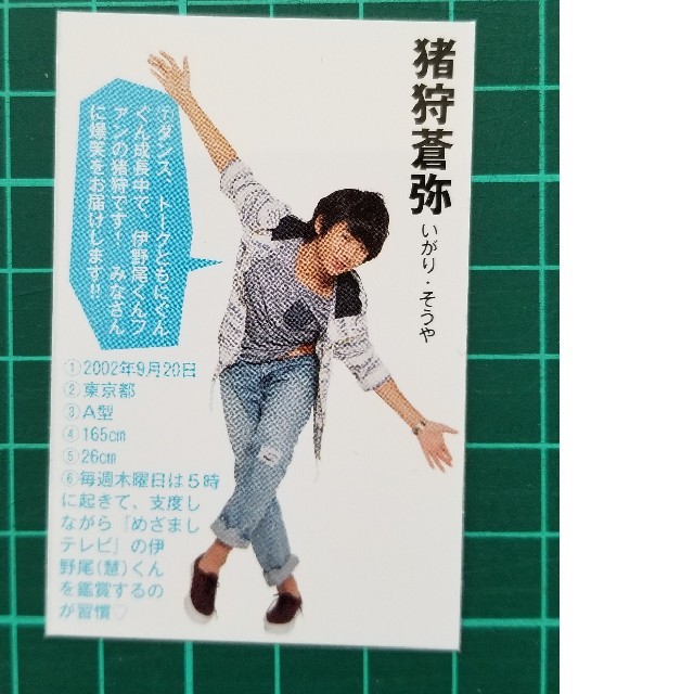 猪狩蒼弥デタカ&厚紙カード 追加ありの通販 by きょん's shop｜ラクマ