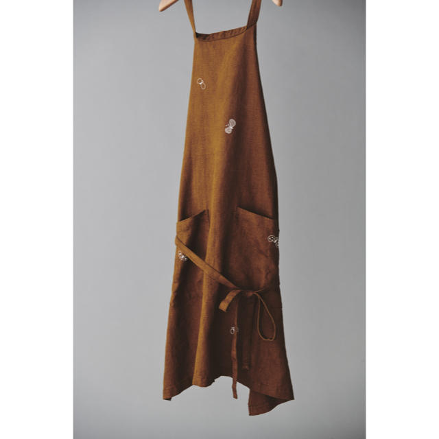 mina perhonen - ミナペルホネン エプロン ブラウンの通販 by かっこ's