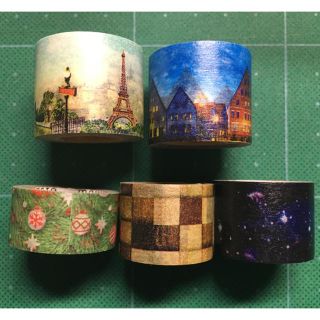 マークス 廃盤マスキングテープ コラージュ 16本セット 中古 マークス