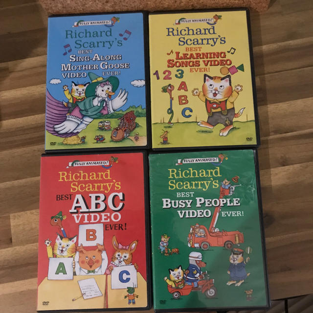 リチャード スキャーリーのアニメDVD(英語)4枚の通販 by tirish's shop
