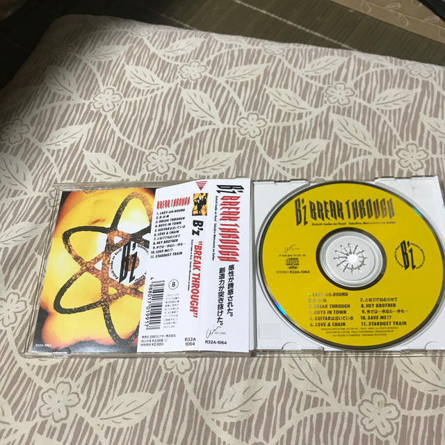 帯付き BREAK THROUGH B'z 美品の通販 by みつ's shop｜ラクマ