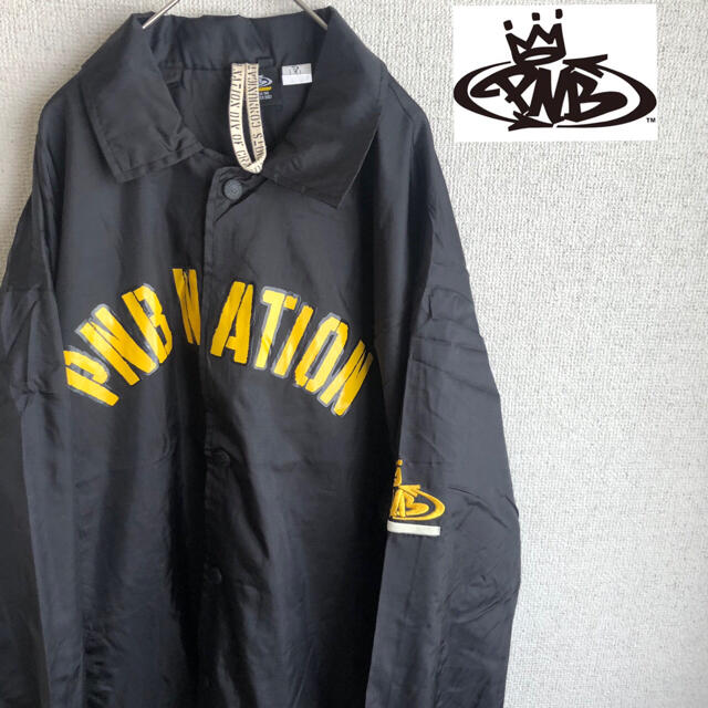 PNB Nation - 未使用品 90s PNB NATION ナイロン コーチジャケット XL