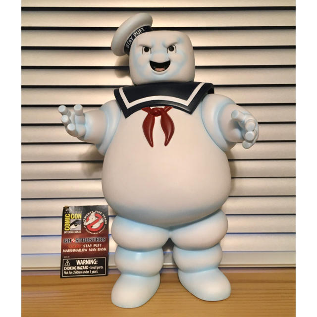 マシュマロマン（怒り顔）フィギュア 貯金箱の通販 by 整理整頓's shop