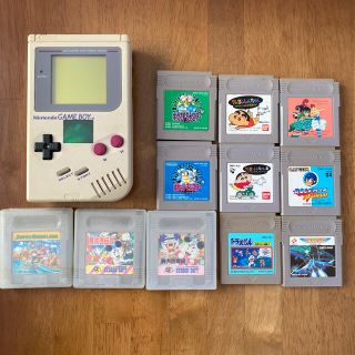 ゲームボーイ - 初代ゲームボーイ本体、ソフト11枚の通販 by