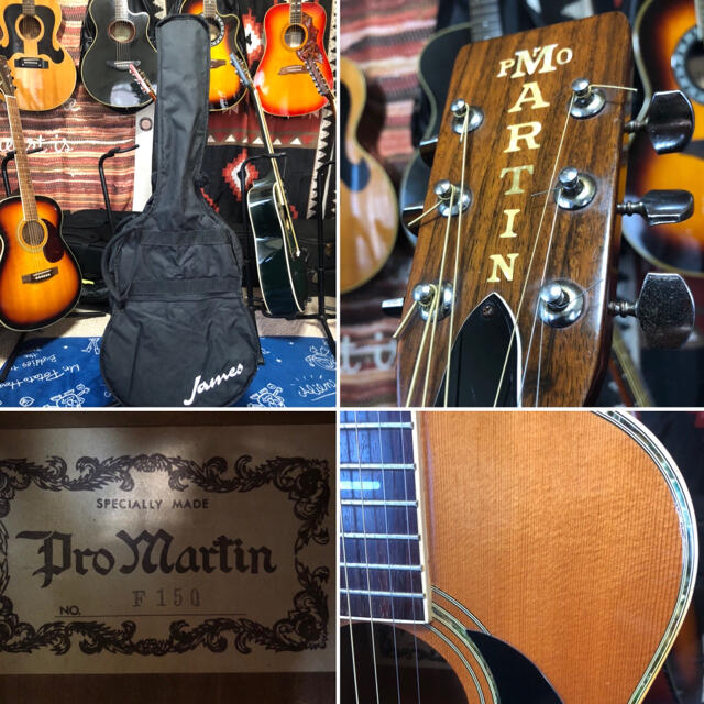 ProMARTIN F-150 アコースティックギター 縦ロゴ Pro Martin F-150