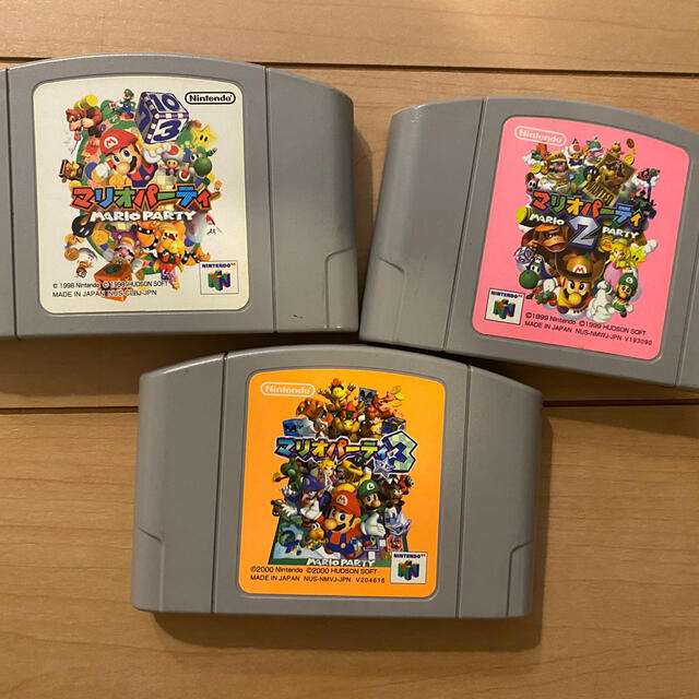 NINTENDO 64 - 任天堂64 マリオパーティカセットセットの通販 by あー