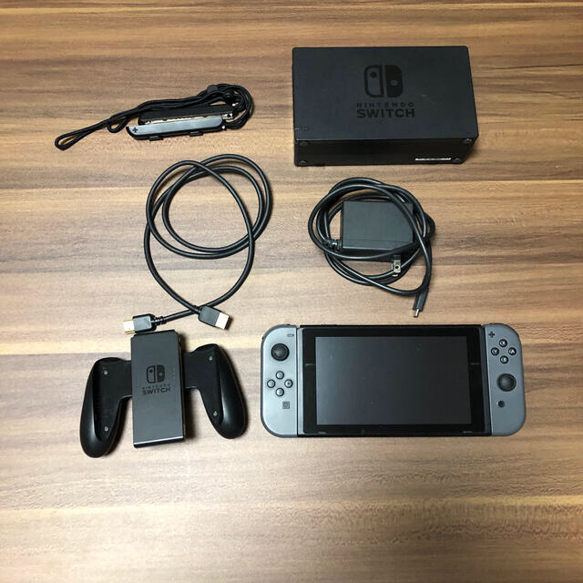 Nintendo Switch - NintendoSwitch グレー 付属品完備 任天堂