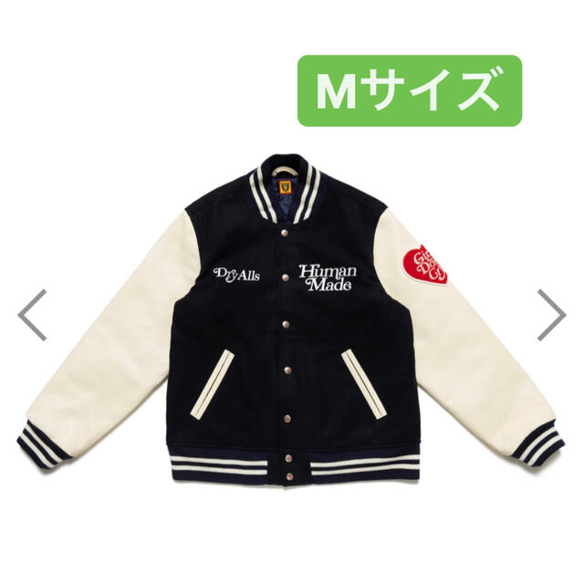 Mサイズ HUMAN MADE VARSITY JACKET NAVYの通販 by nike57's shop｜ラクマ