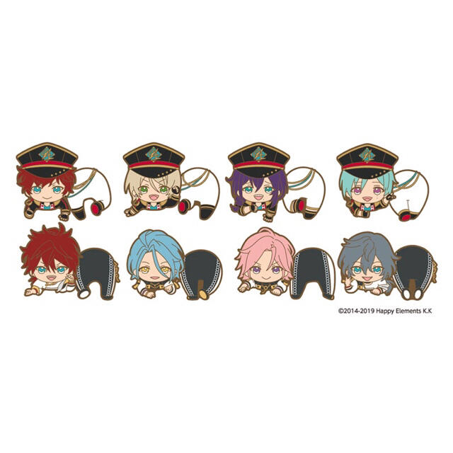 新品☆あんスタ【礼瀬マヨイ＆風早巽】のっかりラバークリップ☆2点