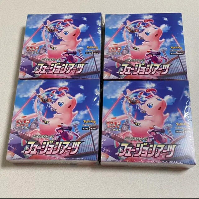ポケカ フュージョンアーツ 4BOX シュリンク付
