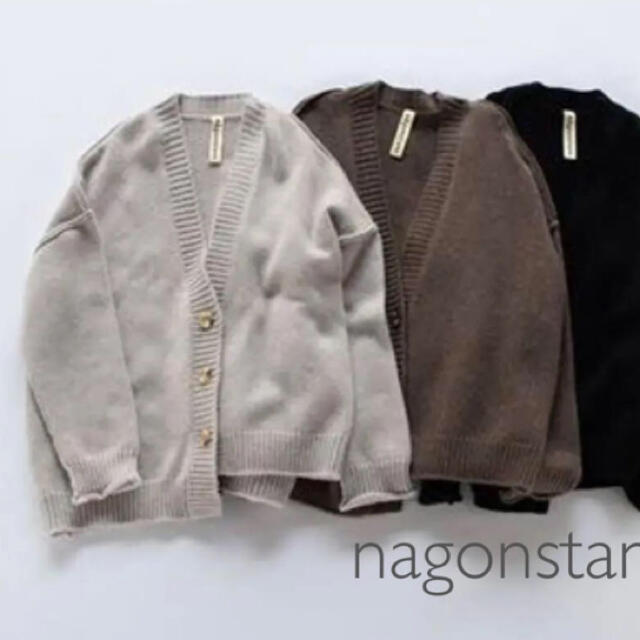 美品 ナゴンスタンス アシメカーディガン 美品 ナゴンスタンス double