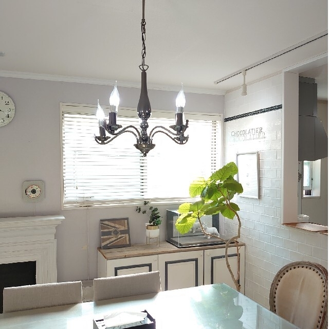 Francfranc - フランフラン シャンデリア 照明 LED電球5灯付 モダン