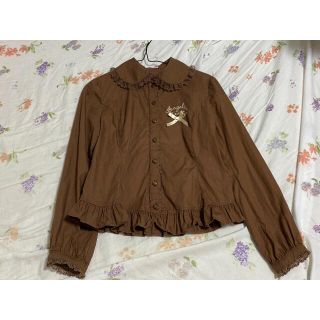 Angelic Pretty（シャツ/ブラウス(長袖/七分) ・ ブラウン/茶色系）の