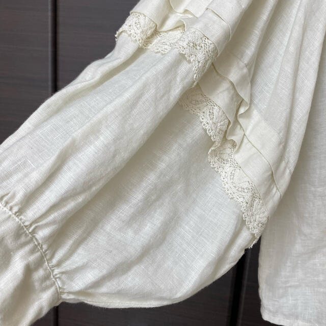 nest Robe - ネストローブ クルーニーレースブラウス 美品！の通販 by