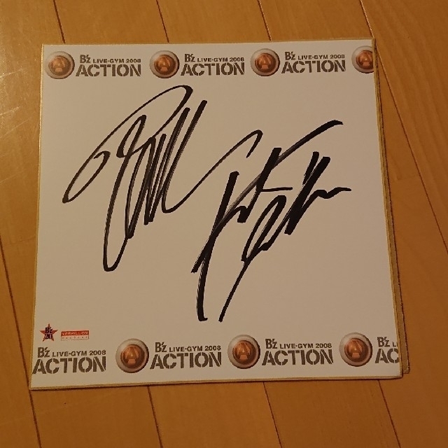 B'z サイン色紙の通販 by マッキー's shop｜ラクマ