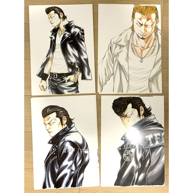 クローズ ワースト 武装戦線歴代頭 複製原画8枚セットの通販 by