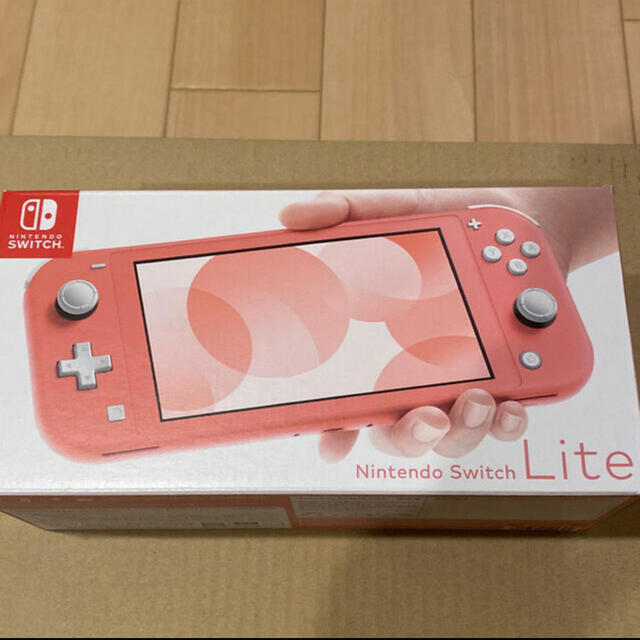 t.。Nintendo Switch Lite コーラルピンク ケースセッ Nintendo Switch