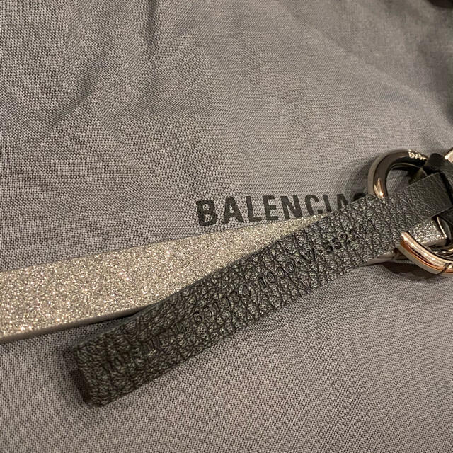 BALENCIAGA - 新品 バレンシアガ キーリング エブリデイ シルバー 銀