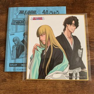 集英社 - BLEACH ブリーチ ミニ色紙コレクション 平子真子 藍染惣右介