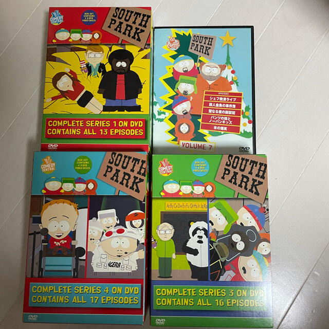 美品 サウスパーク DVD 日本語版 日本語 字幕版 シリーズ 1 3 4の通販