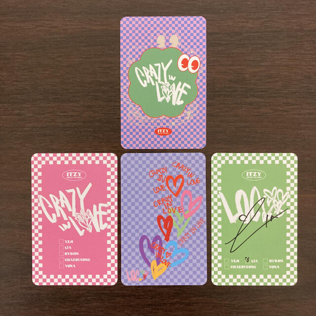 ITZY / Crazy in love リア トレカセットの通販 by ELEPHAN｜ラクマ
