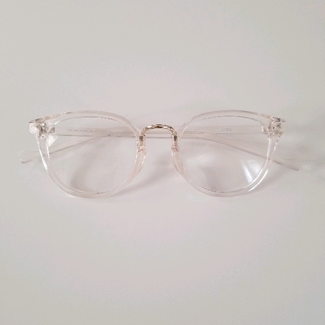 JINS - JINS クリアメガネフレーム モードなわたしの通販 by みじゅ's