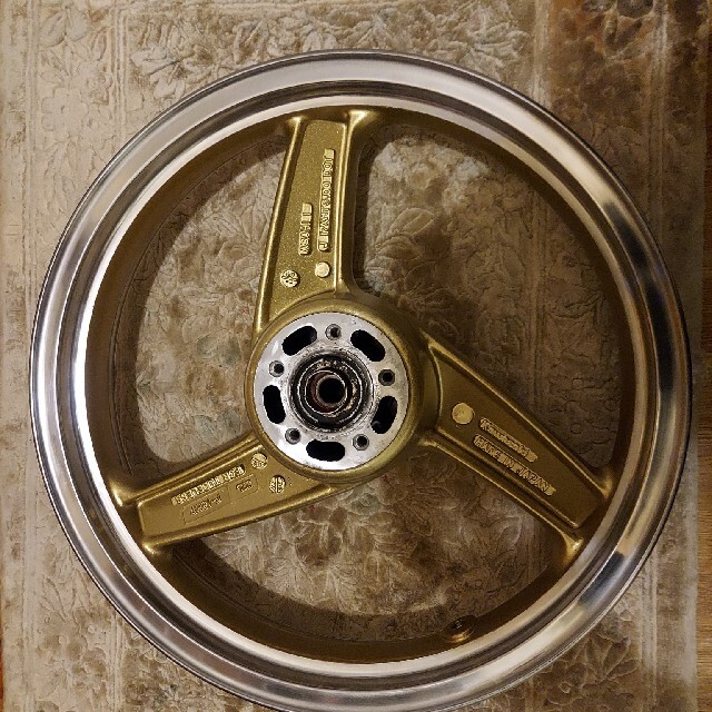 カワサキ - zrx 400 純正 前後 ホイール セット ゴールド の通販 by む