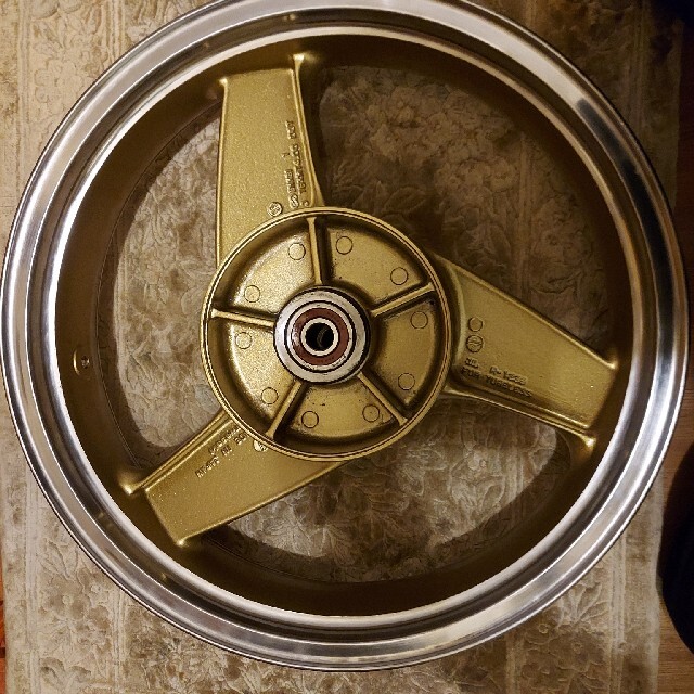 カワサキ - zrx 400 純正 前後 ホイール セット ゴールド の通販 by む