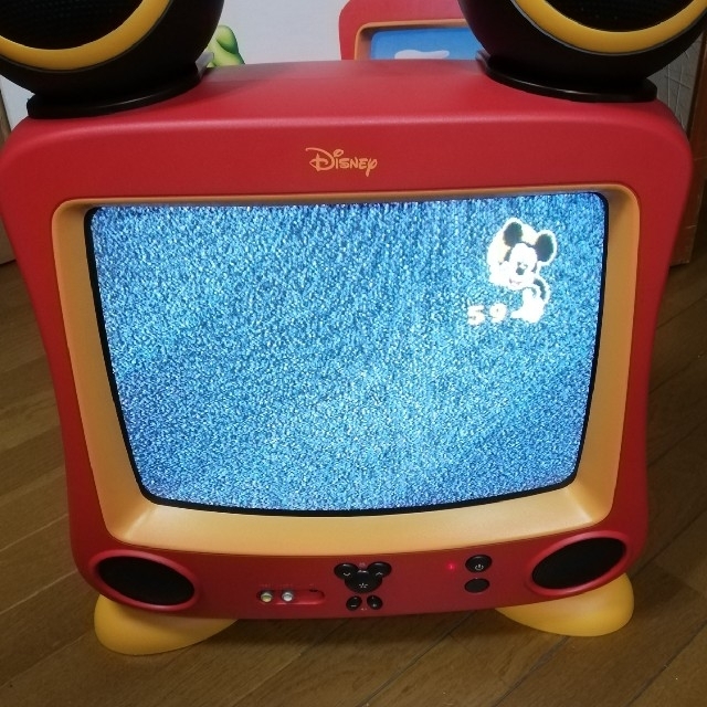 Disney - Disney ディズニー ミッキー ブラウン管14型カラーテレビの