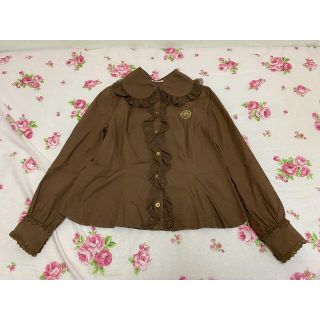 Angelic Pretty（シャツ/ブラウス(長袖/七分) ・ ブラウン/茶色系）の