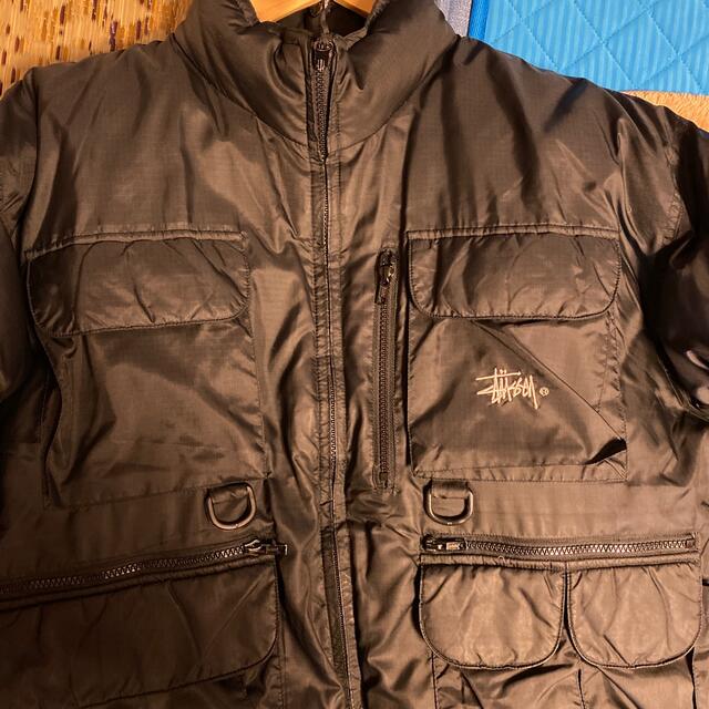 STUSSY - old stussy フィッシングダウン フィッシング リバーシブル